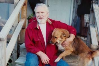 ERIK WITH BRANDO THE DOG